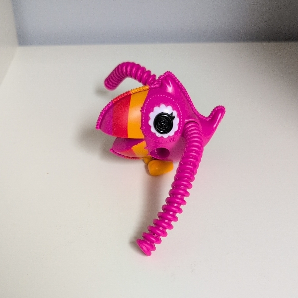 🩵3/$20🩵 Lalaloopsies Silly Hair Toucan, Pink, Lalaloopsies Pet, 3" Tall
